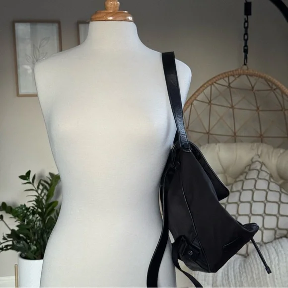 Cole Haan ZeroGrand Nylon & Leather Backpack – Black - Picture 4 of 8